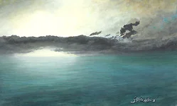 Wolkenschiffe über dem Wasser