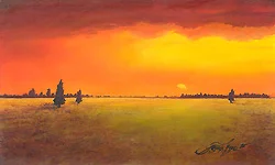Brennendes Gemälde