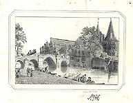 Kupferstich mit Bleistift kopiert – Bleistift auf Papier mit dem Thema Stil.