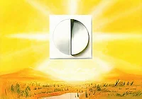 Lichtschalter – Acryl auf Holztafel mit dem Thema Thema.