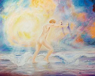 Obstaculum – Ölbild auf Leinwand mit dem Thema Hoehe.