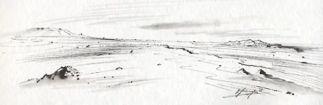 Z-411-05 – Aquarell auf Papier mit dem Thema Breite.