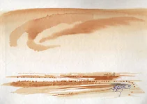 Z-415-05 – Aquarell auf Papier mit dem Thema Breite.