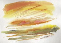 Z-419-05 – Aquarell auf Papier mit dem Thema Breite.