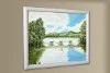 Detail 3 zu Alte Brücke – Ölbild auf Leinwand mit dem Thema Meer oder See.