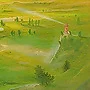 Detail 2 zu Am Lichtmeer – Ölbild auf Leinwand mit dem Thema weite Landschaften.
