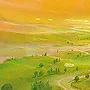 Detail 4 zu Am Lichtmeer – Ölbild auf Leinwand mit dem Thema weite Landschaften.