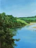 Detail 1 zu Anliegerliegeplatz – Ölbild auf Leinwand mit dem Thema weite Landschaften.