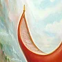 Detail 1 zu Arche Nova – Ölbild auf Leinwand mit dem Thema Höhlen und Schluchten.