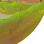 Detail 4 zu Aufsicht – Ölbild auf Holztafel mit dem Thema weite Landschaften.
