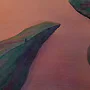 Detail 1 zu Aurora – Ölbild auf Leinwand mit dem Thema Meer oder See.