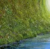 Detail 2 zu Ausklang – Ölbild auf Leinwand mit dem Thema Höhlen und Schluchten.