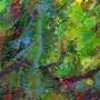 Detail 1 zu Bach im Wald – Ölbild auf Leinwand mit dem Thema .