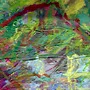Detail 2 zu Bach im Wald – Ölbild auf Leinwand mit dem Thema .