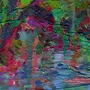 Detail 3 zu Bach im Wald – Ölbild auf Leinwand mit dem Thema .