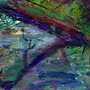 Detail 4 zu Bach im Wald – Ölbild auf Leinwand mit dem Thema .