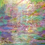 Detail 2 zu Bachbild – Ölbild auf Leinwand mit dem Thema .