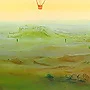 Detail 2 zu Ballonfisch – Acryl auf Holztafel mit dem Thema Tiere.