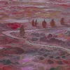 Detail 2 zu Bereicherung – Ölbild auf Leinwand mit dem Thema Meer oder See.