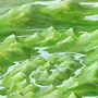 Detail 1 zu Bewegung – Ölbild auf Leinwand mit dem Thema terrestrische Verformung.