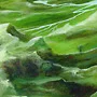 Detail 2 zu Bewegung – Ölbild auf Leinwand mit dem Thema terrestrische Verformung.