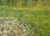 Detail 7 zu Brücke über Teich – Ölbild auf Leinwand mit dem Thema Parkanlagen und Gärten.