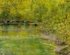Detail 8 zu Brücke über Teich – Ölbild auf Leinwand mit dem Thema Parkanlagen und Gärten.