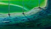 Detail 4 zu Dahinter – Ölbild auf Leinwand mit dem Thema Architektur.