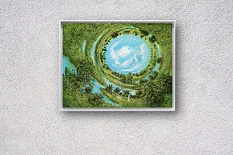 Detail 6 zu Der Rundweg – Ölbild auf Leinwand mit dem Thema Höhlen und Schluchten.