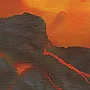 Detail 4 zu Die Brücke – Ölbild auf Leinwand mit dem Thema Katastrophenbilder.
