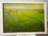 Detail 18 zu Dynamische Landschaft – Ölbild auf Holztafel mit dem Thema weite Landschaften.