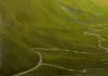 Detail 3 zu Dynamische Landschaft – Ölbild auf Holztafel mit dem Thema weite Landschaften.