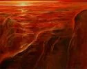 Detail 4 zu Erster Berg – Ölbild auf Leinwand mit dem Thema Katastrophenbilder.