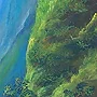 Detail 2 zu Etappe – Acryl auf Leinwand mit dem Thema Höhlen und Schluchten.