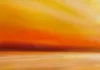 Detail 1 zu Farbige Energie – Ölbild auf Holztafel mit dem Thema zentrale Sonne.