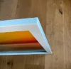 Detail 15 zu Farbige Energie – Ölbild auf Holztafel mit dem Thema zentrale Sonne.