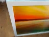 Detail 17 zu Farbige Energie – Ölbild auf Holztafel mit dem Thema zentrale Sonne.