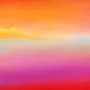 Detail 2 zu Farbwelt – Acryl auf Holztafel mit dem Thema Meer oder See.