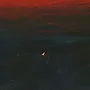 Detail 2 zu Feuerland – Ölbild auf Holztafel mit dem Thema weite Landschaften.