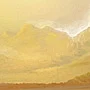 Detail 1 zu Gewölk  – Ölbild auf Leinwand mit dem Thema weite Landschaften.