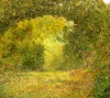 Detail 3 zu Grüner Bogen – Ölbild auf Leinwand mit dem Thema Parkanlagen und Gärten.