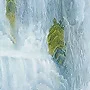 Detail 3 zu Hannibal überquert die Alpen – Ölbild auf Holztafel mit dem Thema Wasserfälle.
