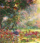 Detail 8 zu Haus im Park – Ölbild auf Leinwand mit dem Thema Parkanlagen und Gärten.