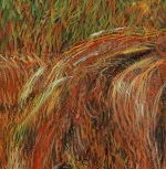 Detail 1 zu Highlander – Ölbild auf Leinwand mit dem Thema Tiere.