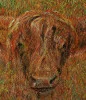 Detail 11 zu Highlander – Ölbild auf Leinwand mit dem Thema Tiere.