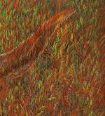Detail 3 zu Highlander – Ölbild auf Leinwand mit dem Thema Tiere.
