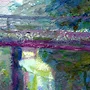 Detail 4 zu Hochwasser – Ölbild auf Leinwand mit dem Thema .