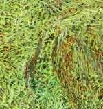 Detail 3 zu Höhlenmalerei – Ölbild auf Leinwand mit dem Thema Tiere.