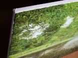 Detail 7 zu Idyll am Fluss – Ölbild auf Leinwand mit dem Thema Parkanlagen und Gärten.