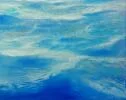 Detail 4 zu Inselflug – Ölbild auf Leinwand mit dem Thema Meer oder See.